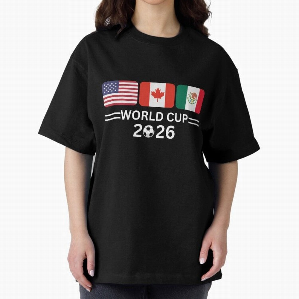 Football World Cup 2026 USA Canada Mexico Soccer & Football Fan Classic T-Shirt Enjoy Match Day Hype around FIFA World Cup 2026 USA Canada Mexico, Messi, England, Retro Football Energy, Iconic Rivalries, Trophy Chase Drama and Stadium Atmosphere;