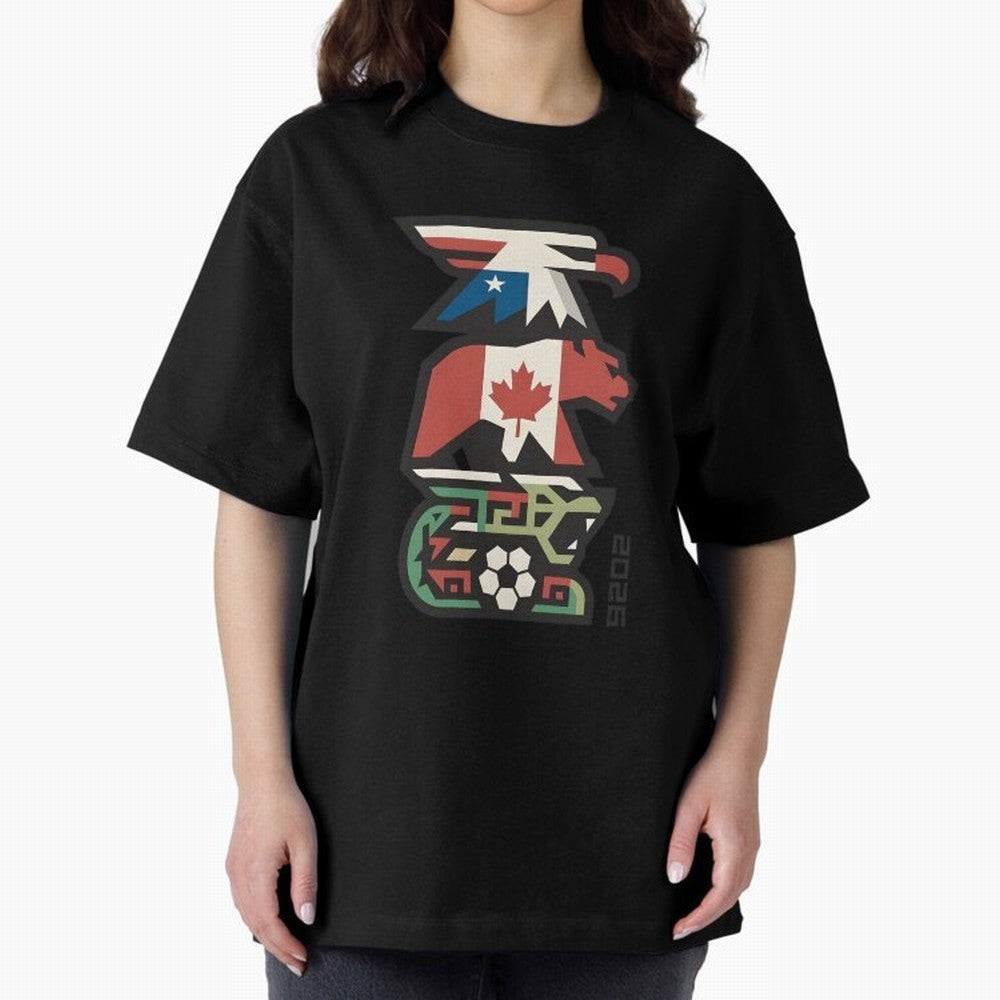 USA Canada Mexico World Cup 2026 Host Nations Classic T-Shirt Bring a Vintage Feel to Global Football Passion for FIFA World Cup 2026, Filled with Messi, Argentina and Brazil, Football Passion, Legendary Performances, Festival Vibes and Supporter