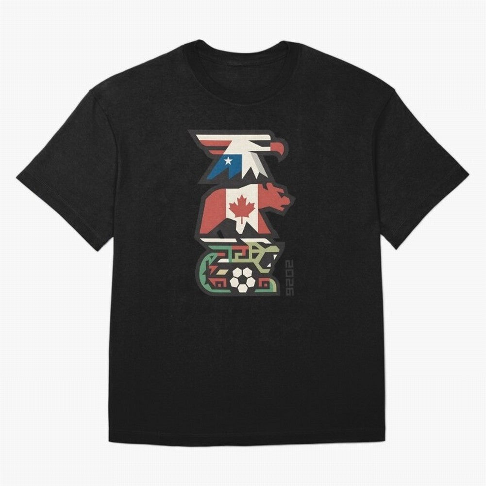 USA Canada Mexico World Cup 2026 Host Nations Classic T-Shirt Bring a Vintage Feel to Global Football Passion for FIFA World Cup 2026, Filled with Messi, Argentina and Brazil, Football Passion, Legendary Performances, Festival Vibes and Supporter