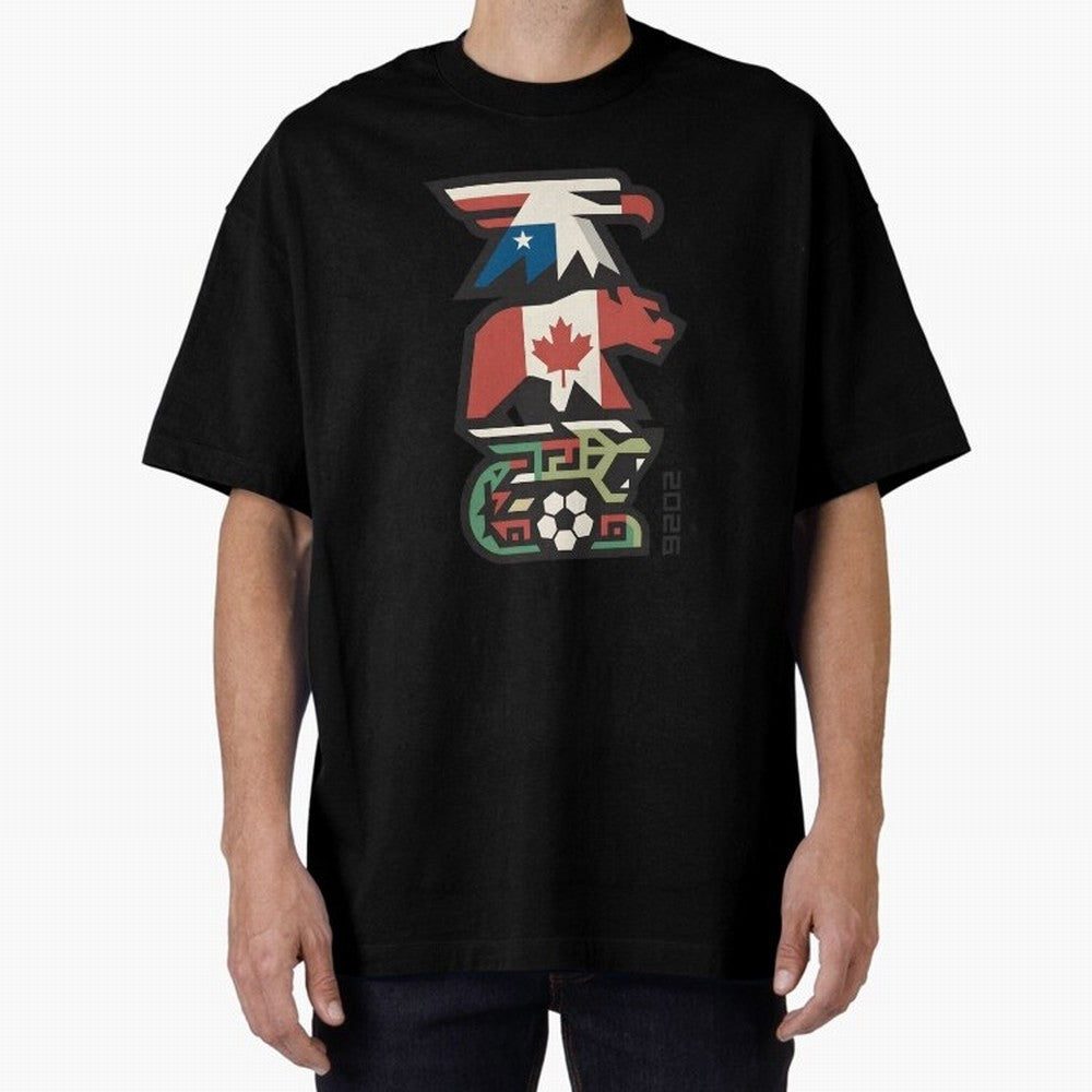 USA Canada Mexico World Cup 2026 Host Nations Classic T-Shirt Bring a Vintage Feel to Global Football Passion for FIFA World Cup 2026, Filled with Messi, Argentina and Brazil, Football Passion, Legendary Performances, Festival Vibes and Supporter