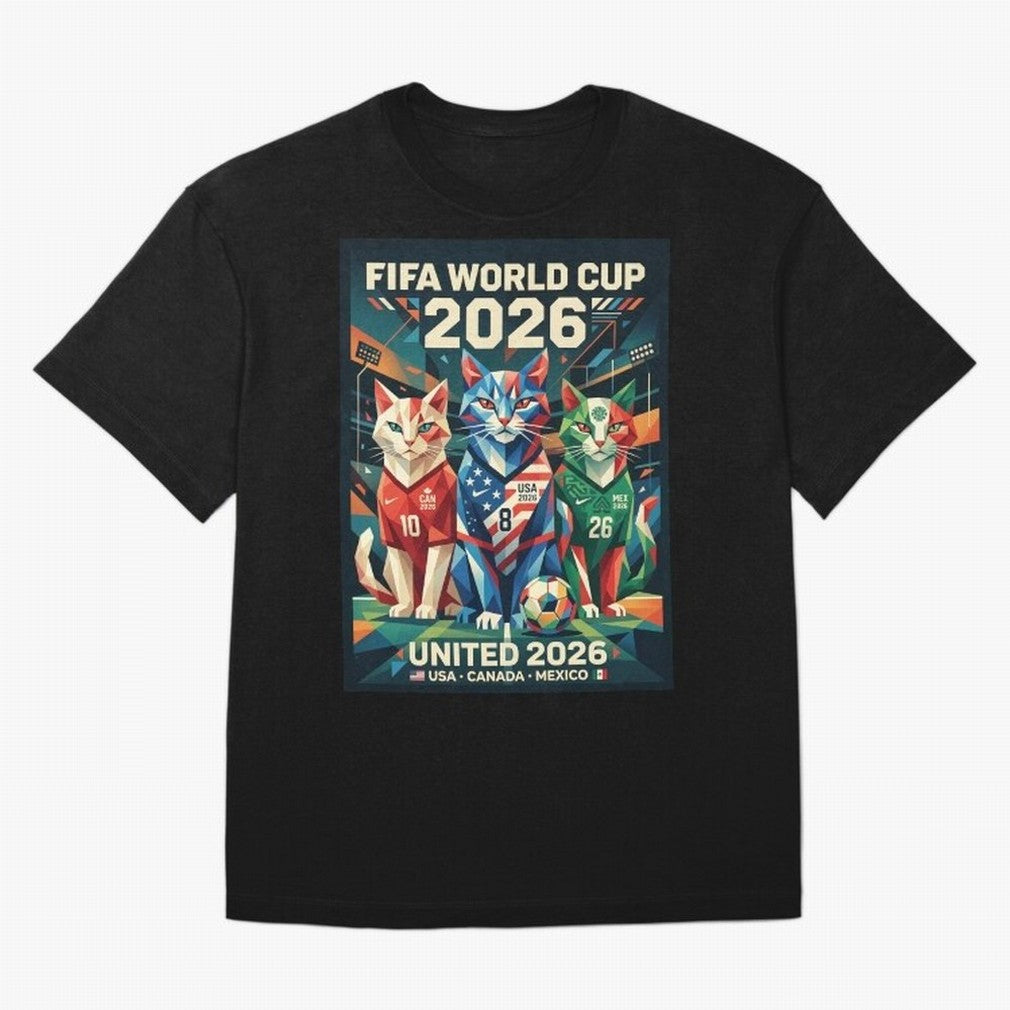 The Cats Football World Cup Classic T-Shirt Bring Champion Energy into the FIFA World Cup 2026 Group Stage Journey through Cristiano Ronaldo Highlights, Argentina Pride, Soccer Culture, Superstar Moments, National Team Dreams and Competitive Fire;
