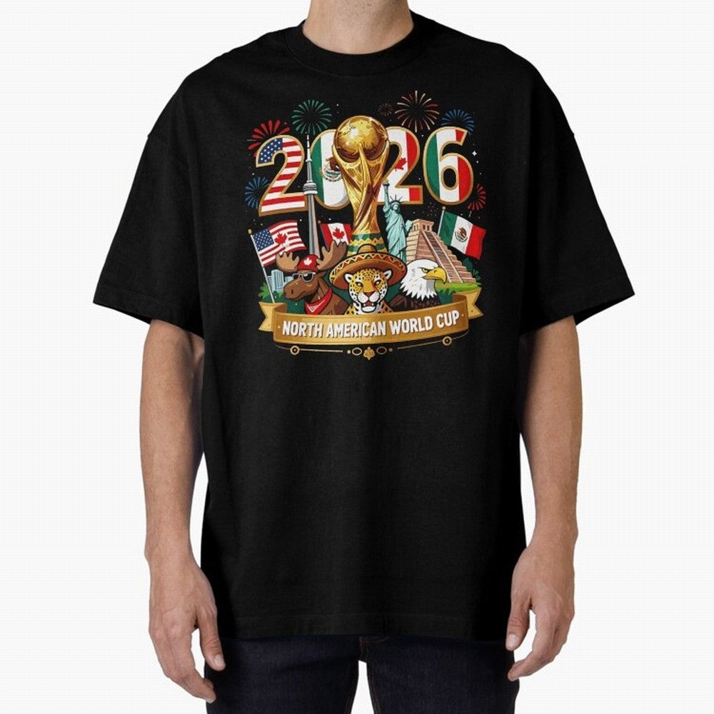 World Cup 2026 North America USA Canada Mexico Soccer Fan Classic T-Shirt Experience the Global Stage of FIFA World Cup 2026 USA Canada Mexico Spirit, Driven by Spain and Netherlands, Cristiano Ronaldo, Soccer Culture, Superstar Moments, National