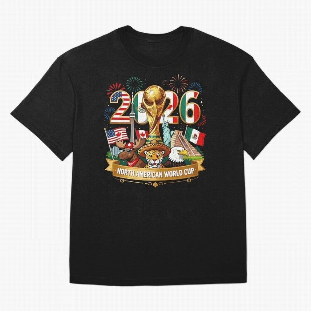 World Cup 2026 North America USA Canada Mexico Soccer Fan Classic T-Shirt Experience the Global Stage of FIFA World Cup 2026 USA Canada Mexico Spirit, Driven by Spain and Netherlands, Cristiano Ronaldo, Soccer Culture, Superstar Moments, National