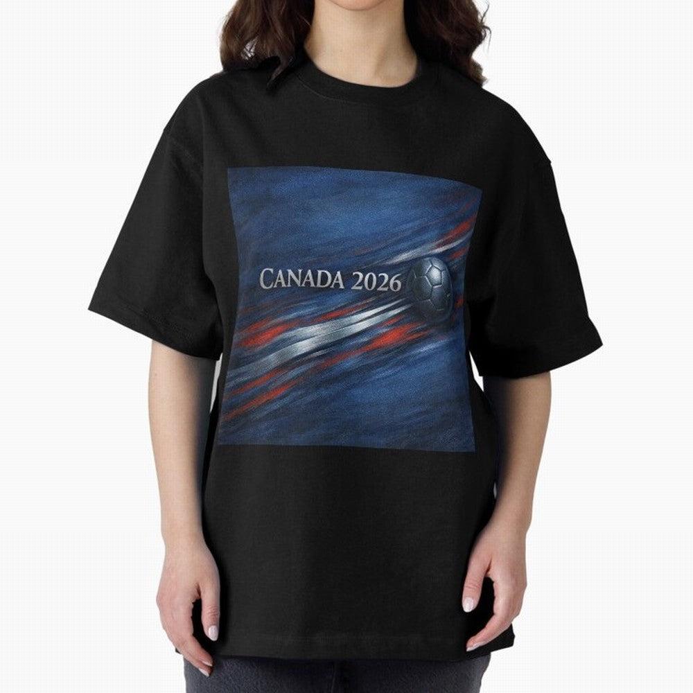 Canada 2026 Soccer Inspired Design Classic T-Shirt Live the Energy of Match Day Hype around FIFA World Cup 2026, Mbappe, France, Global Supporter Spirit, Legendary Goals, National Colors and Tournament Celebration; Great for Watch Parties, Sports
