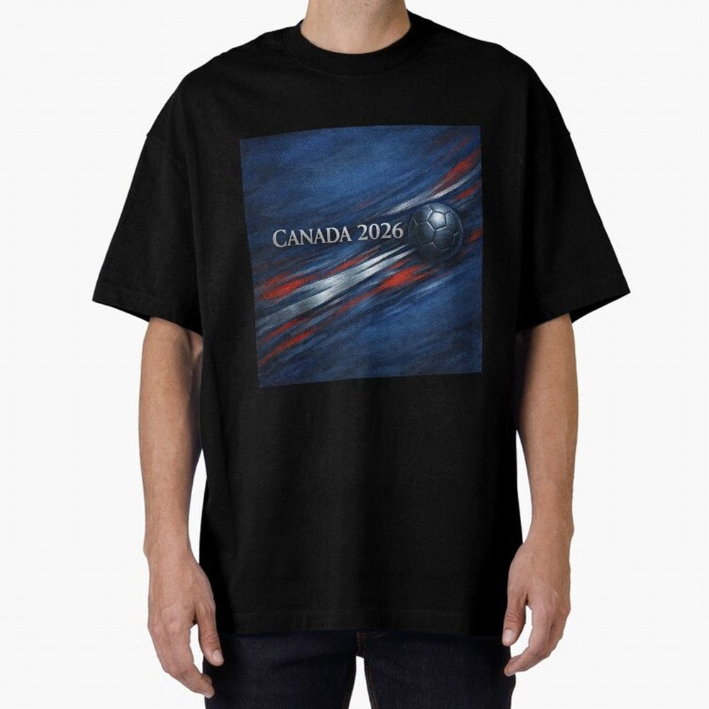 Canada 2026 Soccer Inspired Design Classic T-Shirt Live the Energy of Match Day Hype around FIFA World Cup 2026, Mbappe, France, Global Supporter Spirit, Legendary Goals, National Colors and Tournament Celebration; Great for Watch Parties, Sports