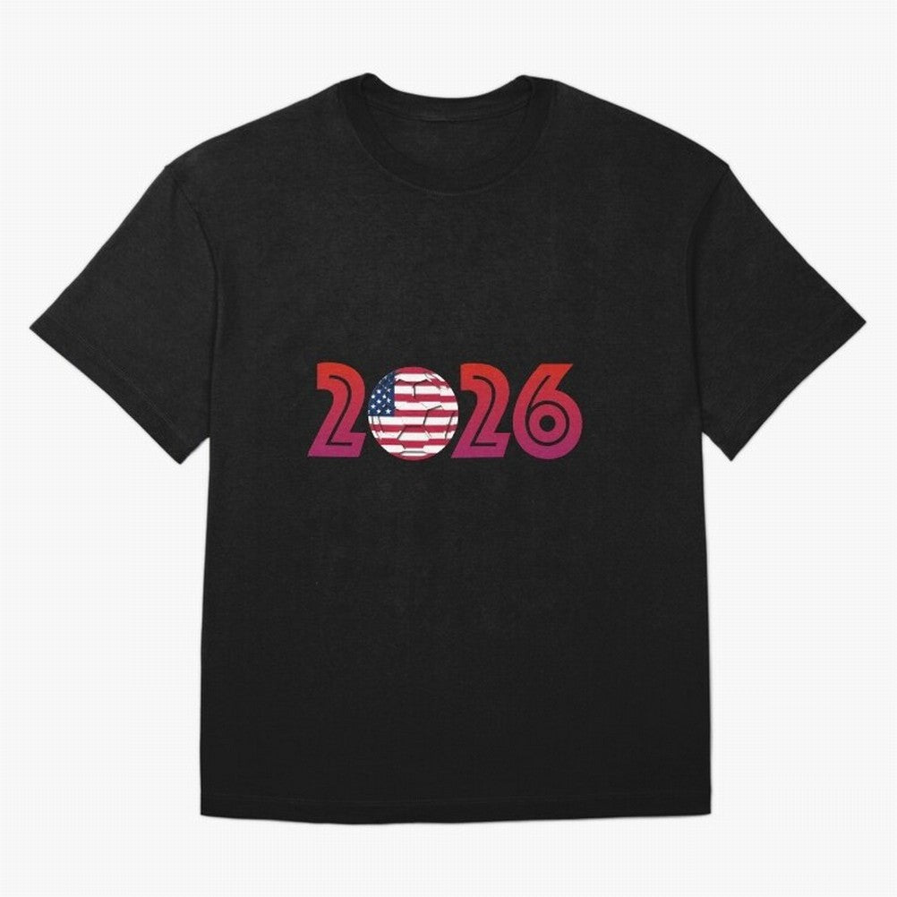 USA Soccer 2026 Celebration Classic T-Shirt Refresh Global Football Passion for FIFA World Cup 2026 Group Stage, Filled with Messi, CR7 and Mbappe, Argentina and Brazil, Global Supporter Spirit, Legendary Goals, National Colors and Tournament