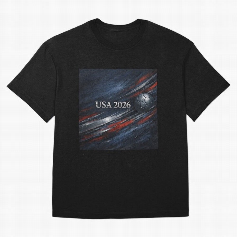 USA 2026 Soccer Event Design Classic T-Shirt Show Championship Spirit for FIFA World Cup 2026 Highlighting Messi, Brazil, Portugal and Argentina Energy, Stadium Chants, National Pride, Trophy Dreams and Unforgettable Football Memories; Made for Die