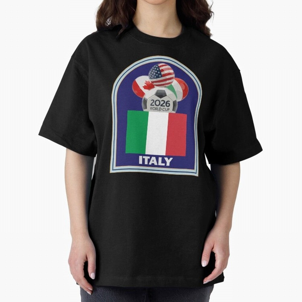 Italy 2026 Soccer T-shirt Classic T-Shirt Follow Global Football Passion for FIFA World Cup 2026, Celebrating Haaland and Mbappe, Netherlands, Retro Football Energy, Iconic Rivalries, Trophy Chase Drama and Stadium Atmosphere; Great for Watch