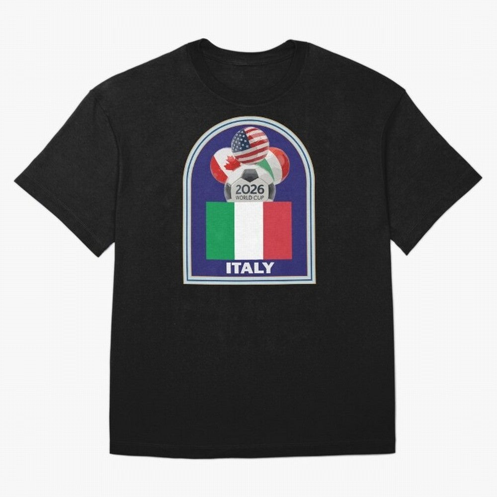 Italy 2026 Soccer T-shirt Classic T-Shirt Follow Global Football Passion for FIFA World Cup 2026, Celebrating Haaland and Mbappe, Netherlands, Retro Football Energy, Iconic Rivalries, Trophy Chase Drama and Stadium Atmosphere; Great for Watch