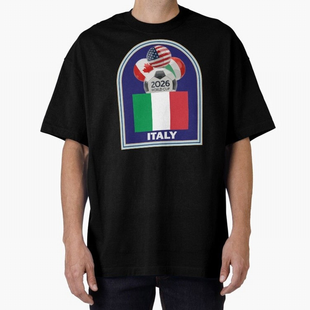 Italy 2026 Soccer T-shirt Classic T-Shirt Follow Global Football Passion for FIFA World Cup 2026, Celebrating Haaland and Mbappe, Netherlands, Retro Football Energy, Iconic Rivalries, Trophy Chase Drama and Stadium Atmosphere; Great for Watch