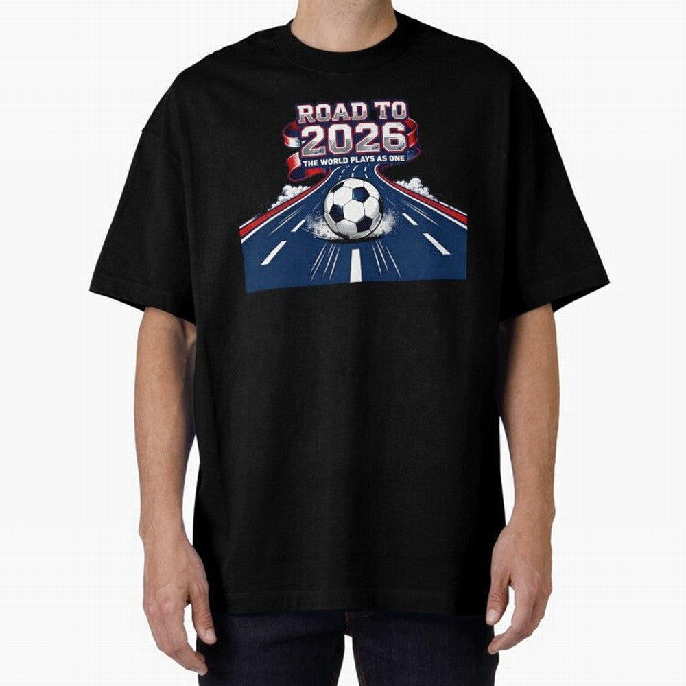Road to 2026 ¨C The World Plays as One Classic T-Shirt Mark FIFA World Cup 2026 Group Stage for Fans of Neymar, Haaland and Cristiano Ronaldo and Brazil, Bringing Football Festival Excitement, Trophy Ambitions, Country Rivalries and Star Player