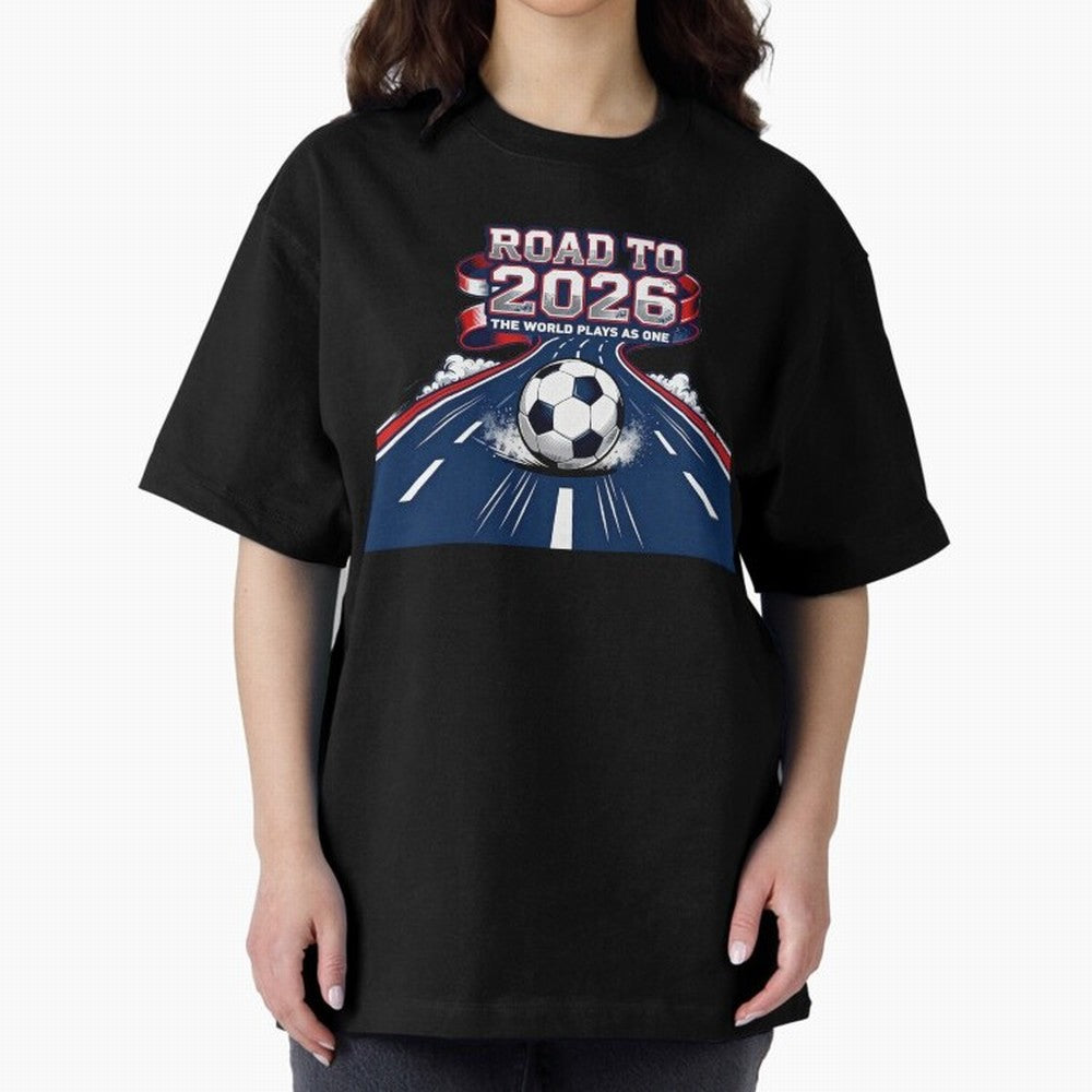 Road to 2026 ¨C The World Plays as One Classic T-Shirt Mark FIFA World Cup 2026 Group Stage for Fans of Neymar, Haaland and Cristiano Ronaldo and Brazil, Bringing Football Festival Excitement, Trophy Ambitions, Country Rivalries and Star Player