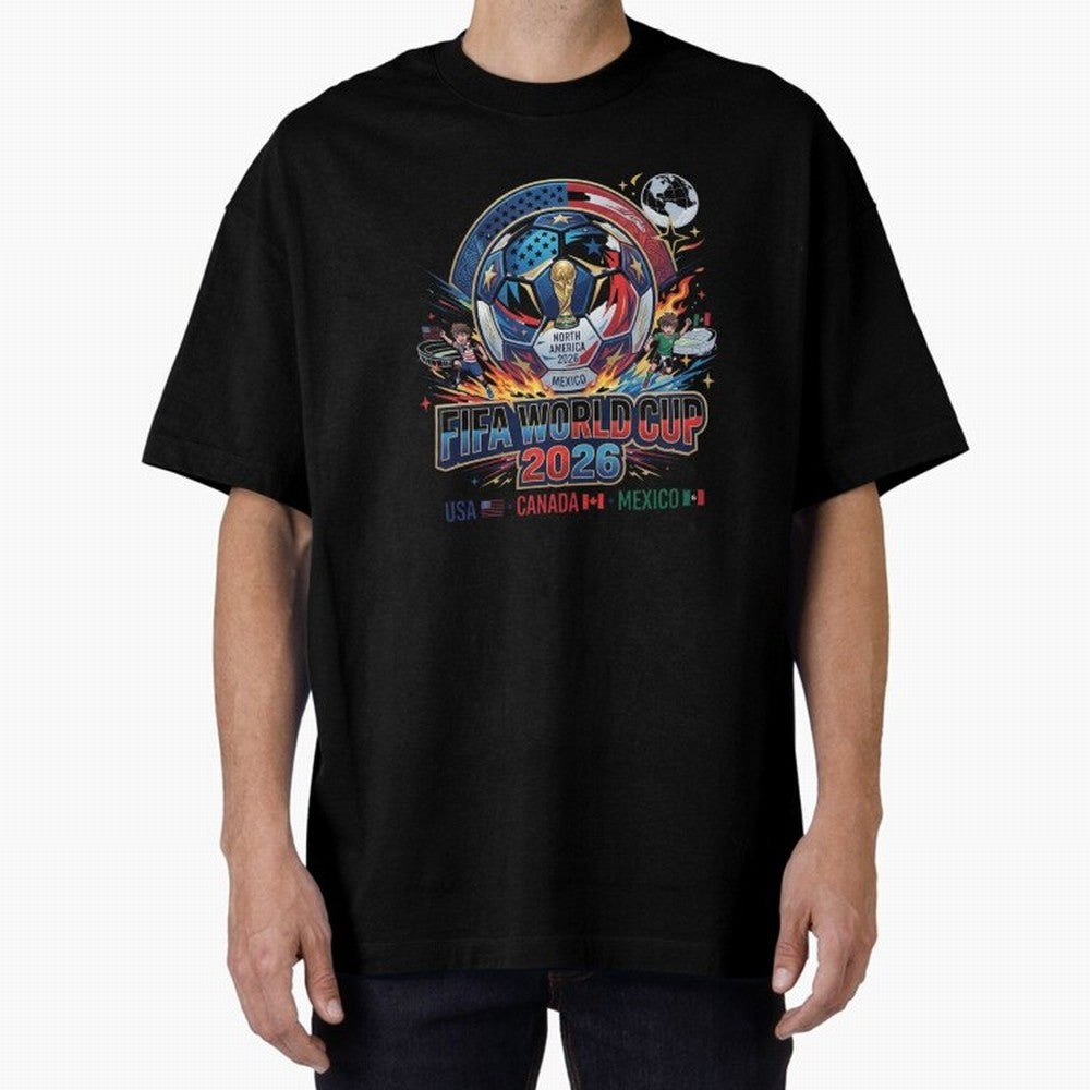 FIFA World Cup 2026 North America - USA Canada Mexico Soccer Classic T-Shirt Bring Bold Fan Energy to Match Day Hype around FIFA World Cup 2026 Group Stage, Mbappe, Portugal, Spain and Germany, Vintage Soccer Flavor, Modern Football Stars, National