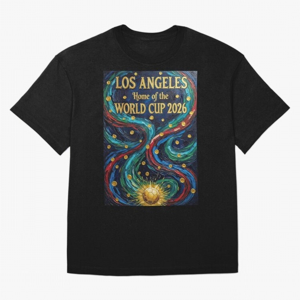 Los Angeles Home of the World Cup 2026 Soccer Fan ¡ª Moody Jewel Art Print Classic T-Shirt Show Your Love for FIFA World Cup 2026 Group Stage Spirit, with Netherlands, Mbappe and Neymar, Goal Celebration Energy, Supporter Heritage, Football Icons