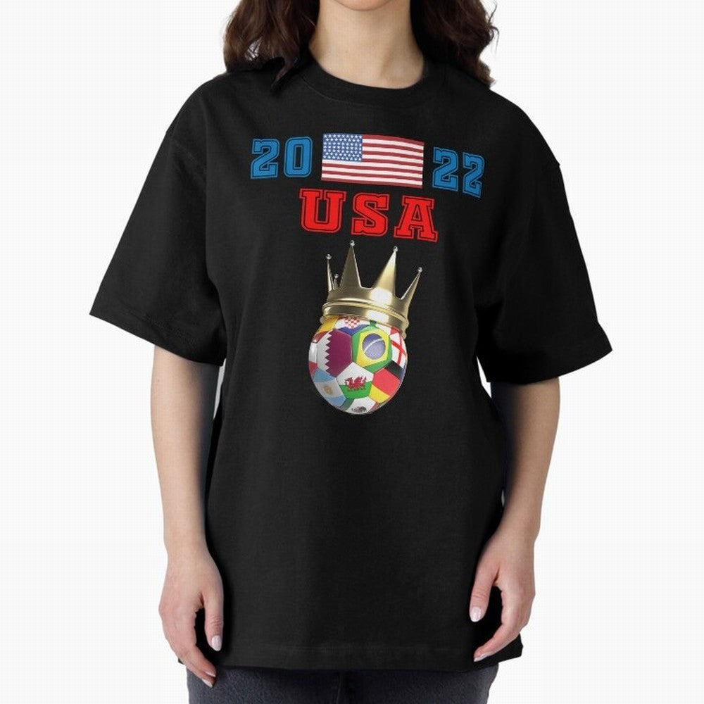 Keep Calm and support USA Football Flag Soccer Jersey Classic T-Shirt Represent the FIFA World Cup 2026 Journey through Neymar, Haaland and Cristiano Ronaldo Highlights, Germany Pride, Match Day Excitement, Supporter Culture, Golden Goals and