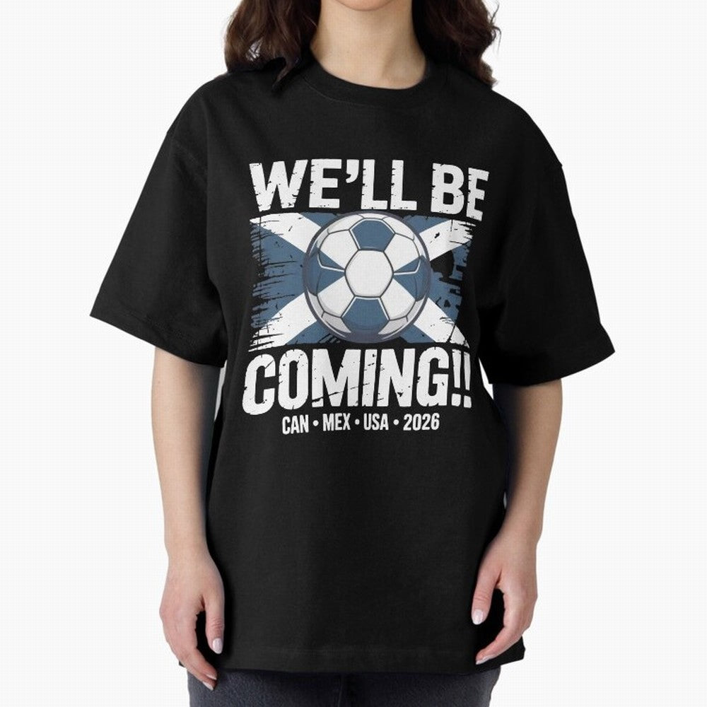Scotland 2026 Football Qualification National Pride Classic T-Shirt Bring Supporter Culture to FIFA World Cup 2026 USA Canada Mexico for Fans of Messi, Neymar and Mbappe and England, France and Netherlands, Bringing Football History, Final Match