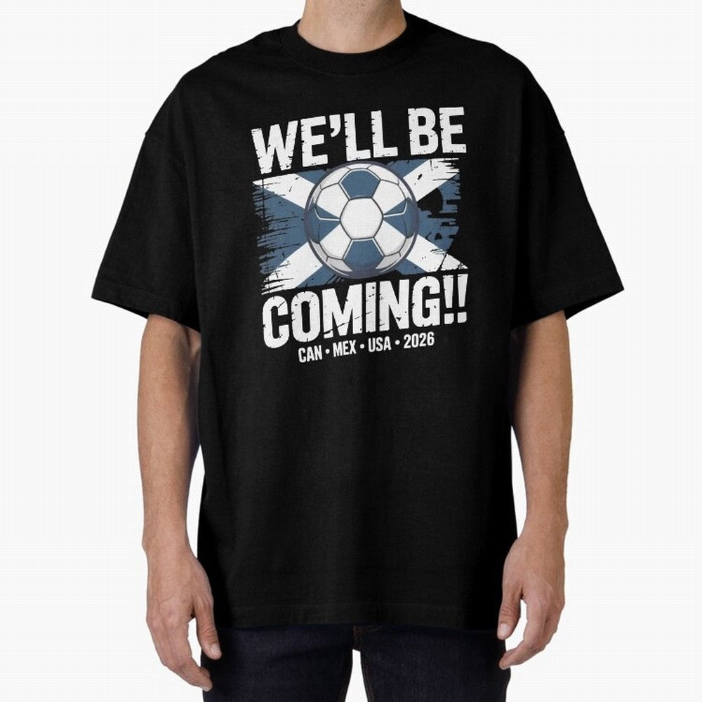 Scotland 2026 Football Qualification National Pride Classic T-Shirt Bring Supporter Culture to FIFA World Cup 2026 USA Canada Mexico for Fans of Messi, Neymar and Mbappe and England, France and Netherlands, Bringing Football History, Final Match