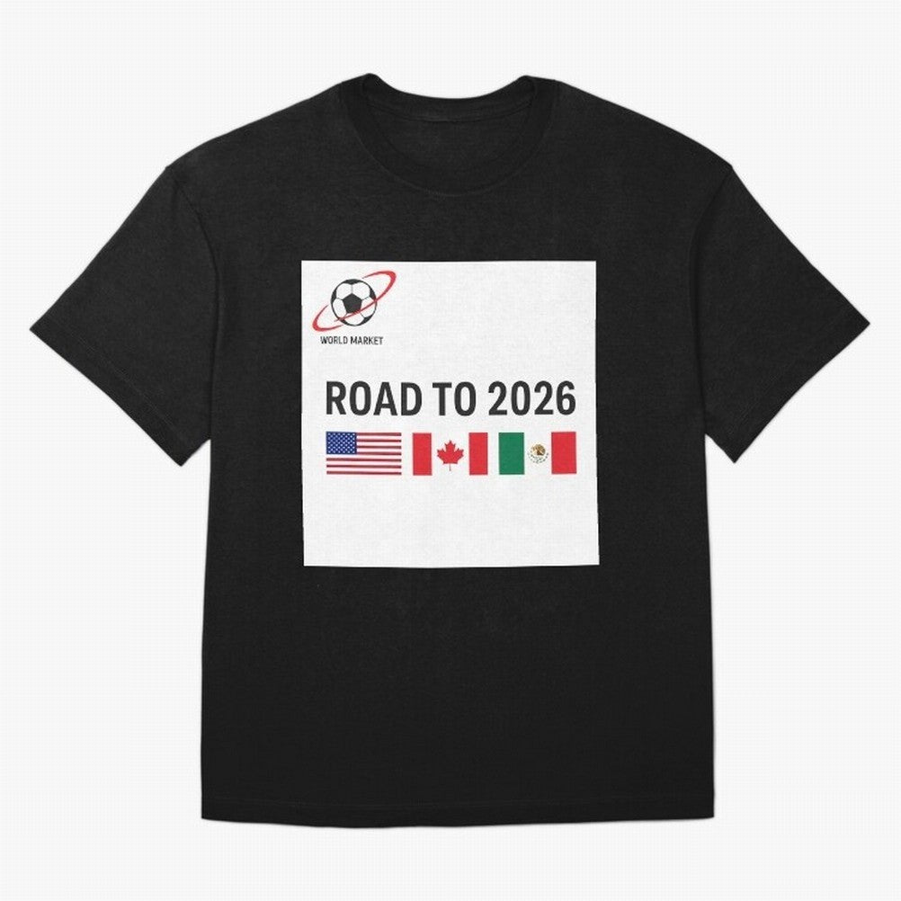 Road to World Cup 2026 Football Journey Classic T-Shirt Make the Season About the FIFA World Cup 2026 Group Stage Journey through Messi, CR7 and Mbappe Highlights, France Pride, Worldwide Fan Energy, Dramatic Goals, Stadium Lights and Championship