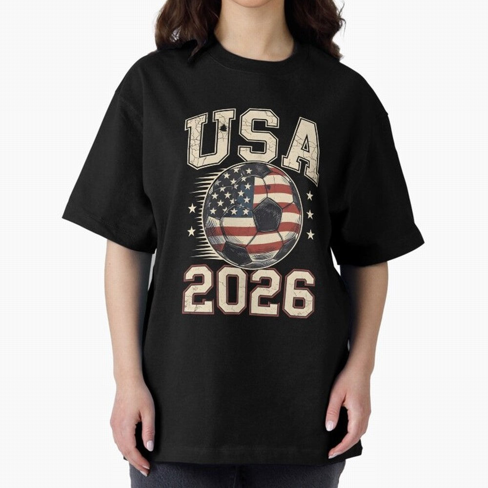 USA 2026 World Cup Soccer Classic T-Shirt Discover FIFA World Cup 2026 for Fans of Messi, Neymar and Mbappe and Germany, Bringing Football Passion, Legendary Performances, Festival Vibes and Supporter Community; Perfect for People Who Love