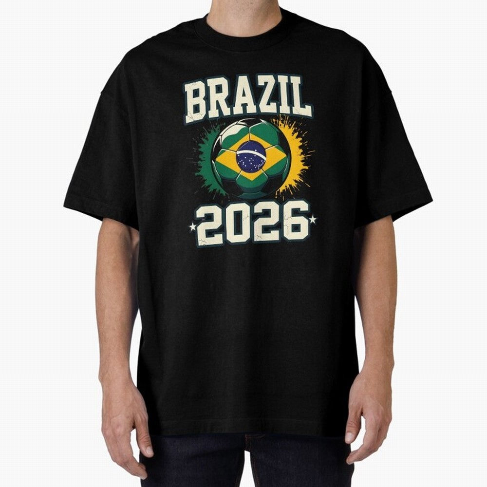 Brazil Soccer Football 2026 Classic T-Shirt Carry National Pride through the FIFA World Cup 2026 Journey through Cristiano Ronaldo, Haaland and CR7 Highlights, Brazil Pride, Football History, Final Match Energy, Crowd Noise and Once in a Lifetime