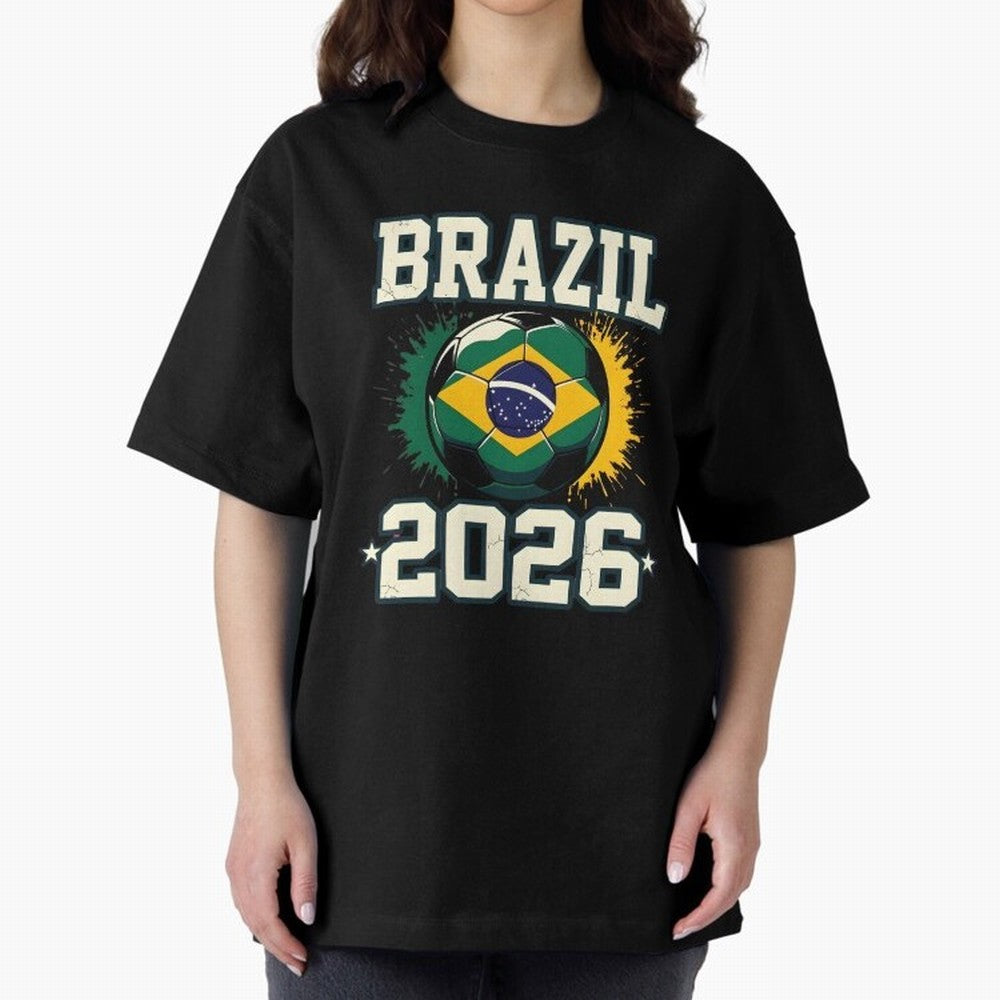 Brazil Soccer Football 2026 Classic T-Shirt Carry National Pride through the FIFA World Cup 2026 Journey through Cristiano Ronaldo, Haaland and CR7 Highlights, Brazil Pride, Football History, Final Match Energy, Crowd Noise and Once in a Lifetime