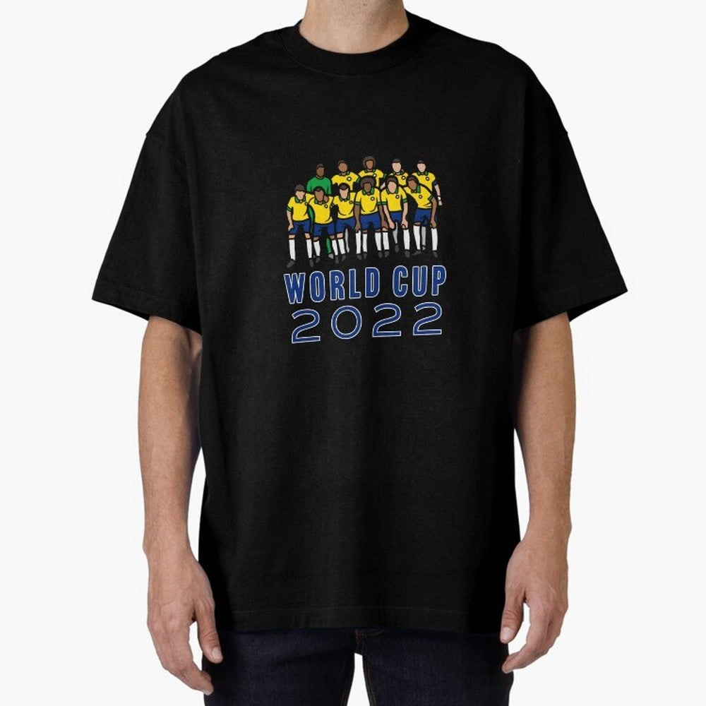 World Cup 2022 Classic T-Shirt Live for the Drama of the FIFA World Cup 2026 Journey through Neymar Highlights, Netherlands Pride, Vintage Soccer Flavor, Modern Football Stars, National Flags and Final Night Emotion; Ideal for Passionate Fans Who