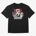 Soccer 2026 USA Canada Mexico ¨C World Football Flags Classic T-Shirt Bring Bold Fan Energy to Match Day Hype around FIFA World Cup 2026, CR7 and Messi, England and Germany, Football Festival Excitement, Trophy Ambitions, Country Rivalries and Star