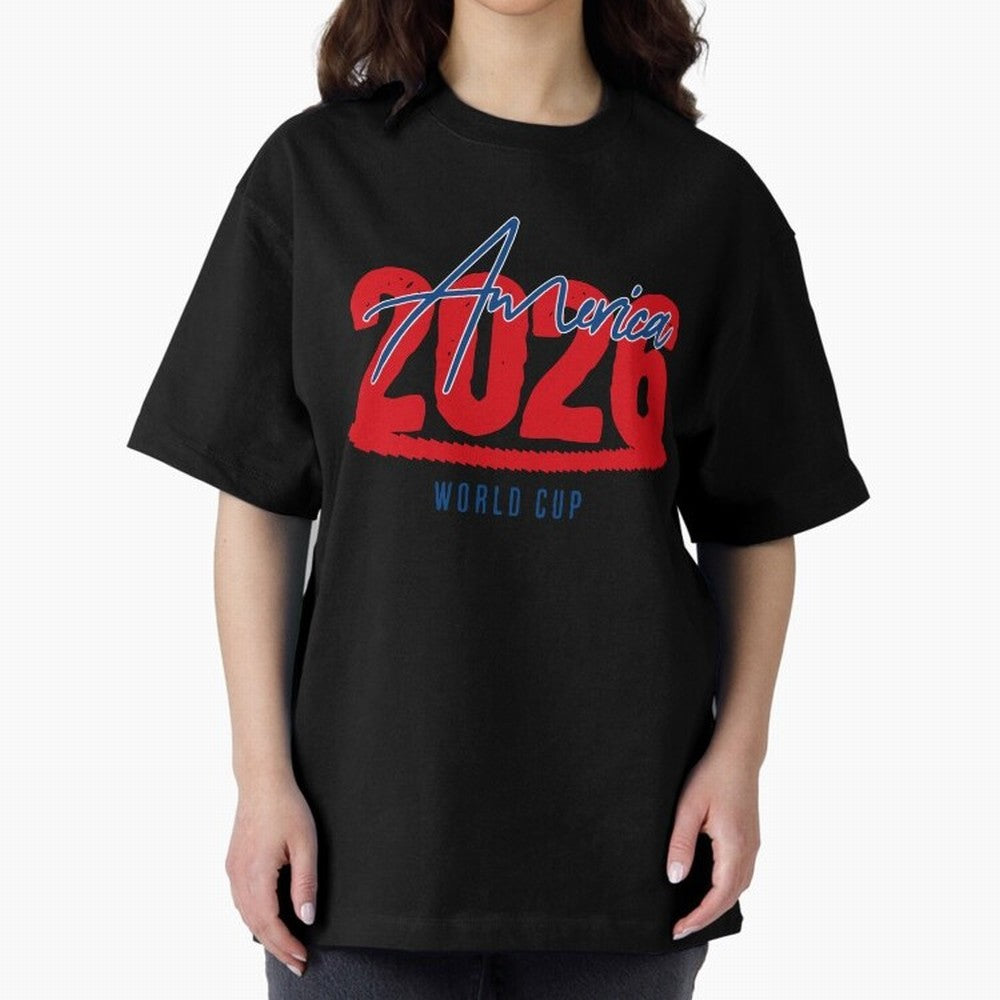 America 2026 Classic T-Shirt Share the Excitement of the FIFA World Cup 2026 Journey through CR7 and Messi Highlights, Germany Pride, Vintage Soccer Flavor, Modern Football Stars, National Flags and Final Night Emotion; Ideal for Football Dads,