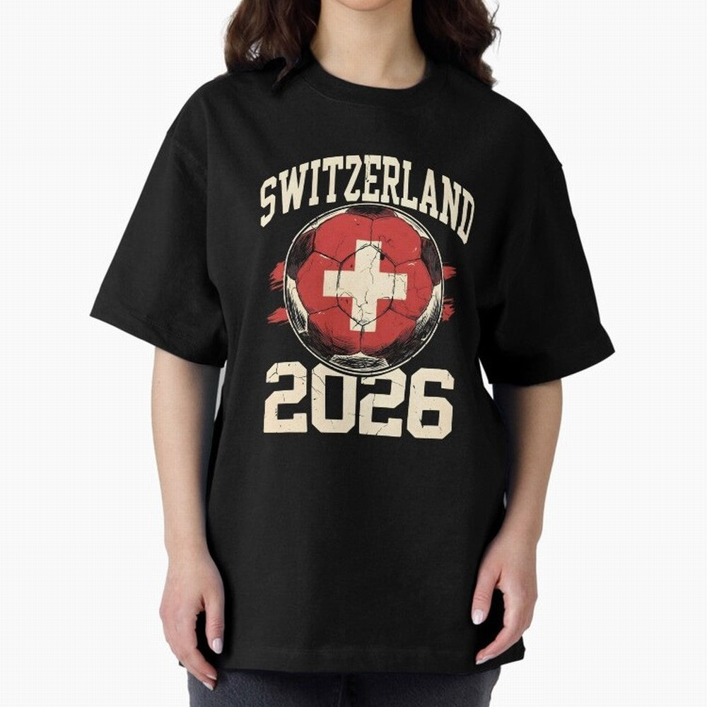 Switzerland 2026 World Cup Classic T-Shirt Wear the Spirit of Match Day Hype around FIFA World Cup 2026 Group Stage, Mbappe and Neymar, Argentina, France and Brazil, Match Day Excitement, Supporter Culture, Golden Goals and Global Football Passion;