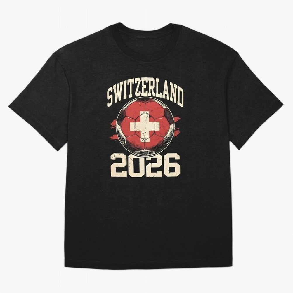 Switzerland 2026 World Cup Classic T-Shirt Wear the Spirit of Match Day Hype around FIFA World Cup 2026 Group Stage, Mbappe and Neymar, Argentina, France and Brazil, Match Day Excitement, Supporter Culture, Golden Goals and Global Football Passion;