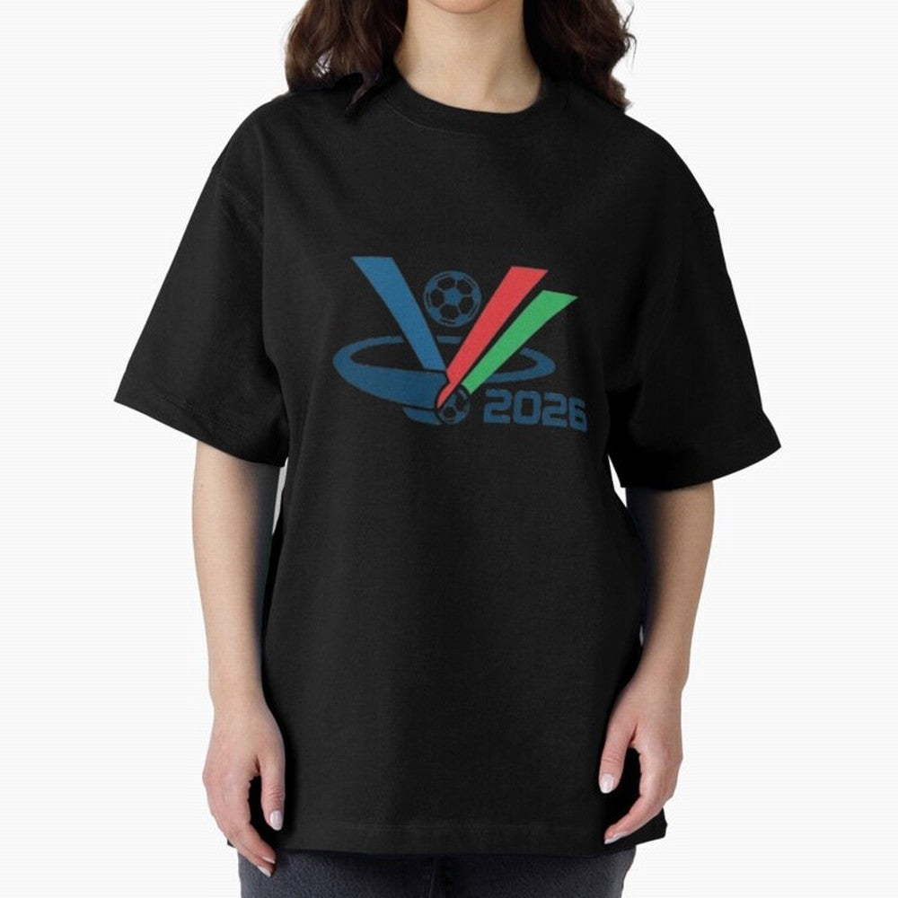 Minimalist FIFA 2026 V-Logo Design Classic T-Shirt Enjoy FIFA World Cup 2026 USA Canada Mexico Featuring CR7 and Messi, England, France and Netherlands Energy, Match Day Excitement, Supporter Culture, Golden Goals and Global Football Passion;