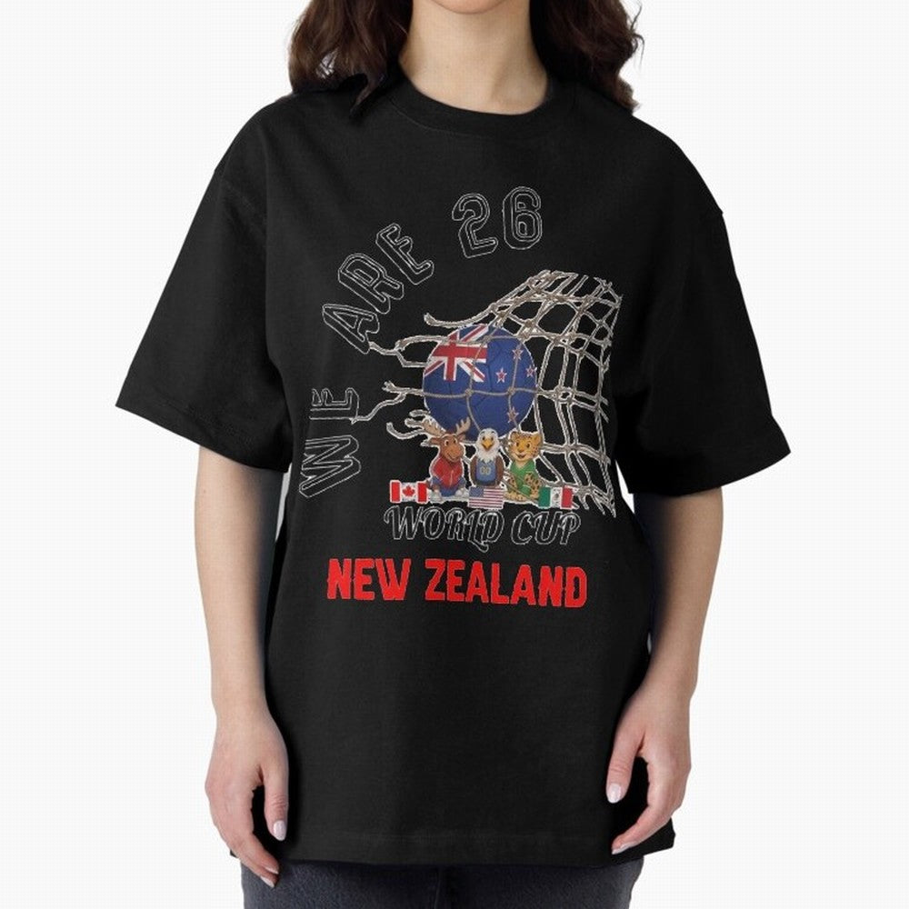 World cup 26 - New Zeland Classic T-Shirt Capture Global Football Passion for FIFA World Cup 2026, Made for Mbappe and Neymar, Spain, Tournament Hype, Historic Matchups, Family Viewing Parties and Global Sports Pride; Great for Supporters Who Love