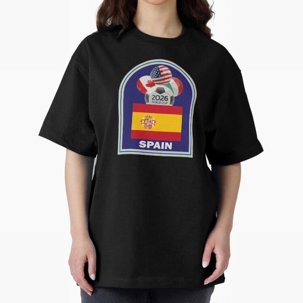 Spain 2026 Soccer T-shirt Classic T-Shirt Celebrate Rivalries and Pride in Global Football Passion for FIFA World Cup 2026 Group Stage, Connected to Cristiano Ronaldo, Portugal, Retro Football Energy, Iconic Rivalries, Trophy Chase Drama and