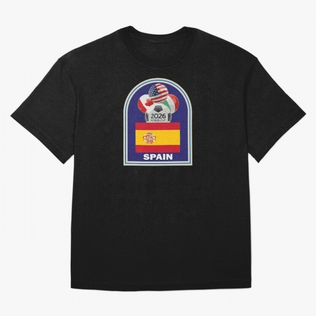 Spain 2026 Soccer T-shirt Classic T-Shirt Celebrate Rivalries and Pride in Global Football Passion for FIFA World Cup 2026 Group Stage, Connected to Cristiano Ronaldo, Portugal, Retro Football Energy, Iconic Rivalries, Trophy Chase Drama and