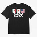 2026 World Cup North America Emblem Retro Classic T-Shirt Follow Every Goal of FIFA World Cup 2026 USA Canada Mexico Built around Haaland, Brazil Energy, Match Day Excitement, Supporter Culture, Golden Goals and Global Football Passion; Ideal for