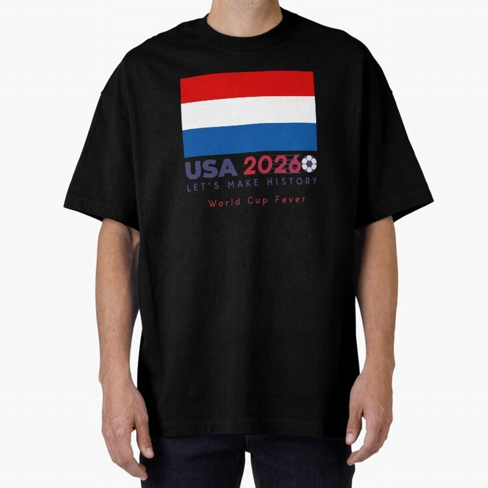 USA 2026 World Cup Americas football. Classic T-Shirt Show Support during the FIFA World Cup 2026 Group Stage Journey through Messi, CR7 and Mbappe Highlights, Spain and Netherlands Pride, Football History, Final Match Energy, Crowd Noise and Once