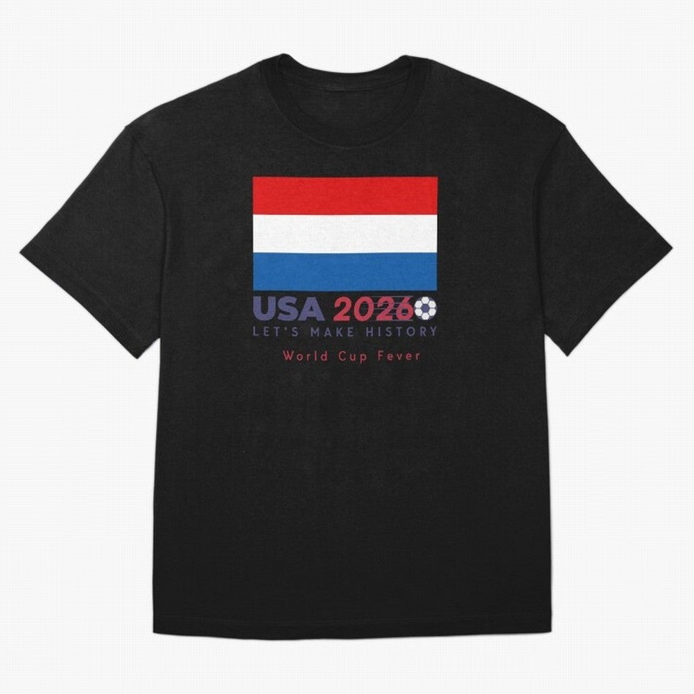 USA 2026 World Cup Americas football. Classic T-Shirt Show Support during the FIFA World Cup 2026 Group Stage Journey through Messi, CR7 and Mbappe Highlights, Spain and Netherlands Pride, Football History, Final Match Energy, Crowd Noise and Once