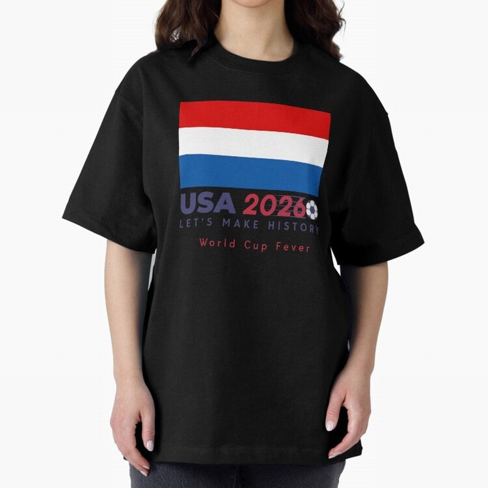 USA 2026 World Cup Americas football. Classic T-Shirt Show Support during the FIFA World Cup 2026 Group Stage Journey through Messi, CR7 and Mbappe Highlights, Spain and Netherlands Pride, Football History, Final Match Energy, Crowd Noise and Once