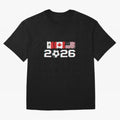 Glitched United 2026 Cup - North America Emblem Part 2 T-Shirt_82924673 Classic T-Shirt Fuel the Hype around the FIFA World Cup 2026 Group Stage Journey through Neymar, Haaland and Cristiano Ronaldo Highlights, Brazil, Portugal and Argentina Pride,