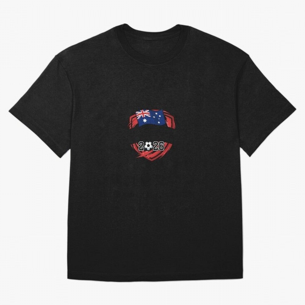 Australia World Cup 2026 Australia Football Classic T-Shirt Support the Legends of Global Football Passion for FIFA World Cup 2026, with Neymar, Haaland and Cristiano Ronaldo, Portugal, Spain and Germany, Football Festival Excitement, Trophy