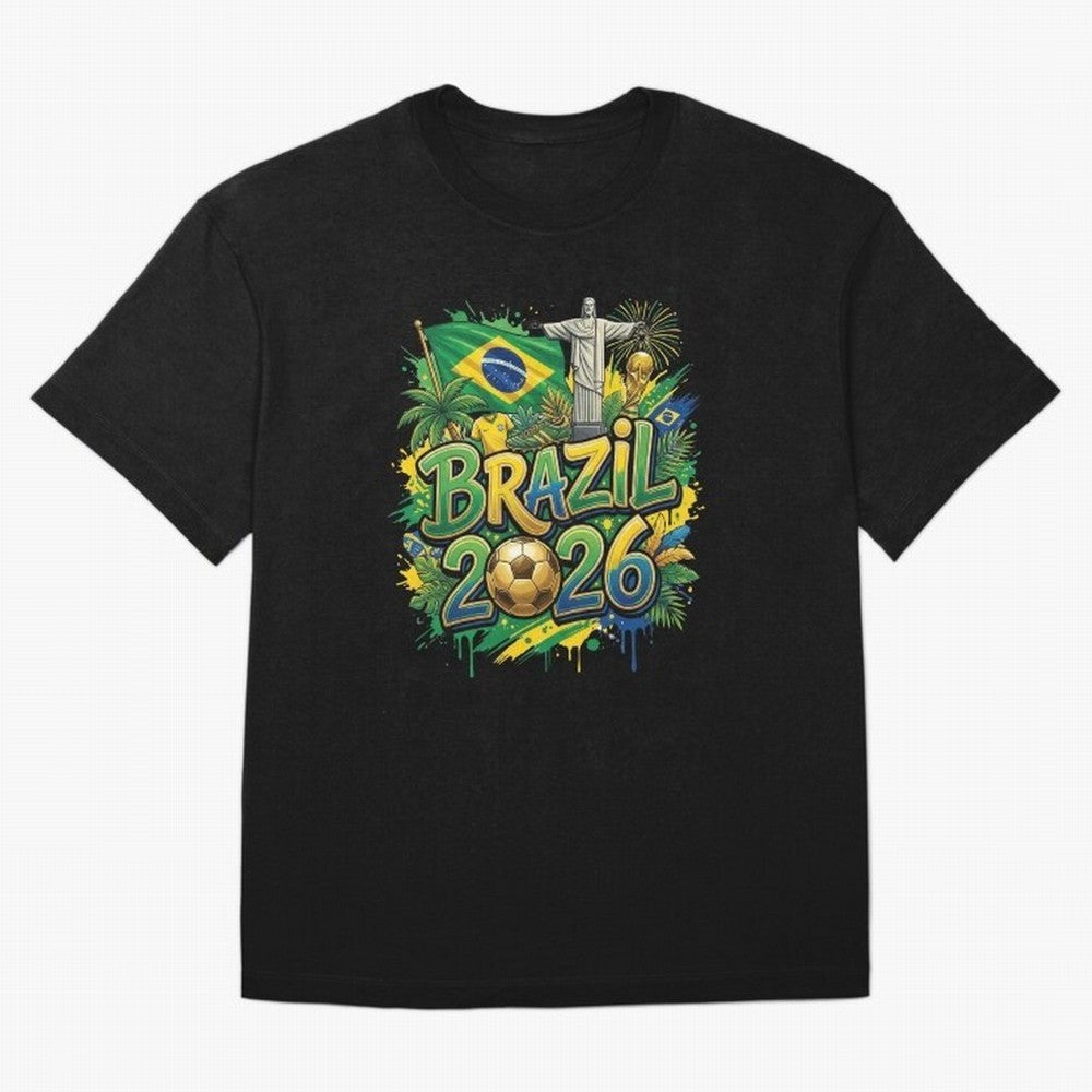 Brazil World Cup 2026 Football Legacy Classic T-Shirt Make Every Match About FIFA World Cup 2026 USA Canada Mexico Spirit, Celebrating England, France and Netherlands, CR7 and Messi, Tournament Hype, Historic Matchups, Family Viewing Parties and