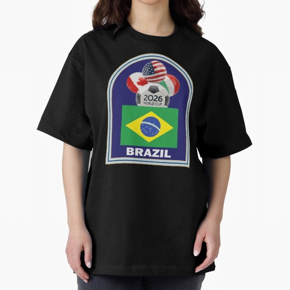 Brazil 2026 Soccer T-shirt Classic T-Shirt Fuel FIFA World Cup 2026 for Fans of Neymar and Spain and Netherlands, Bringing Stadium Chants, National Pride, Trophy Dreams and Unforgettable Football Memories; Perfect for Fans, Collectors, Family