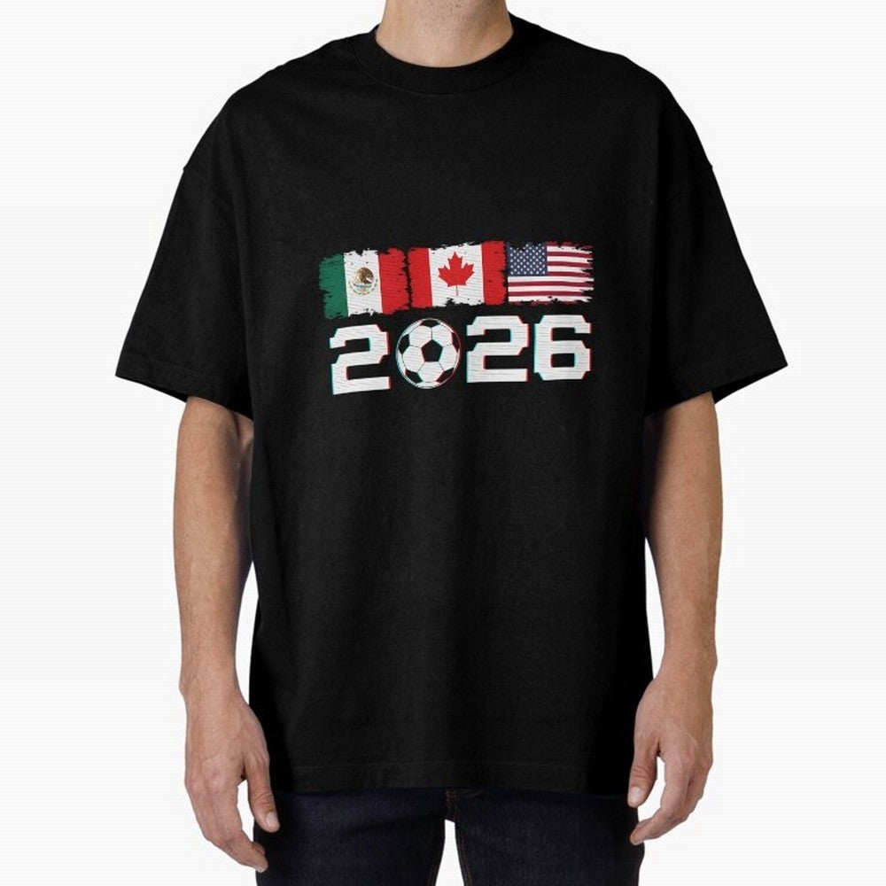 Glitched United 2026 Cup North America Emblem Part Classic T-Shirt Celebrate the Next Chapter of FIFA World Cup 2026 for Fans of CR7 and England, Bringing Supporter Pride, Iconic Celebrations, Legendary Names and Global Match Day Energy; Great for