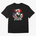 Soccer 2026 USA Canada Mexico ¨C World Football Flags Design Classic T-Shirt Bring Match Day Fire to FIFA World Cup 2026 for Fans of CR7 and Messi and Argentina and Brazil, Bringing Fan Favorite Moments, National Team Passion, Big Match Drama and
