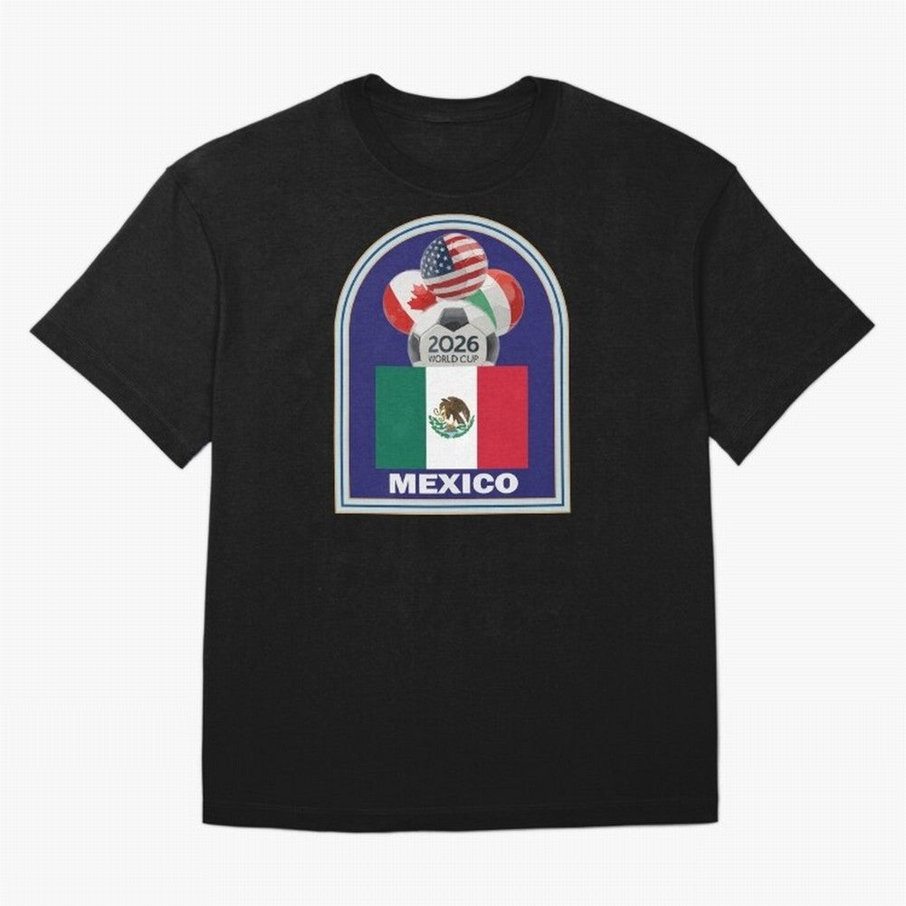 Mexico 2026 Soccer T-shirt Classic T-Shirt Bring Trophy Dreams to the FIFA World Cup 2026 USA Canada Mexico Journey through Messi, CR7 and Mbappe Highlights, Brazil Pride, Vintage Soccer Flavor, Modern Football Stars, National Flags and Final Night