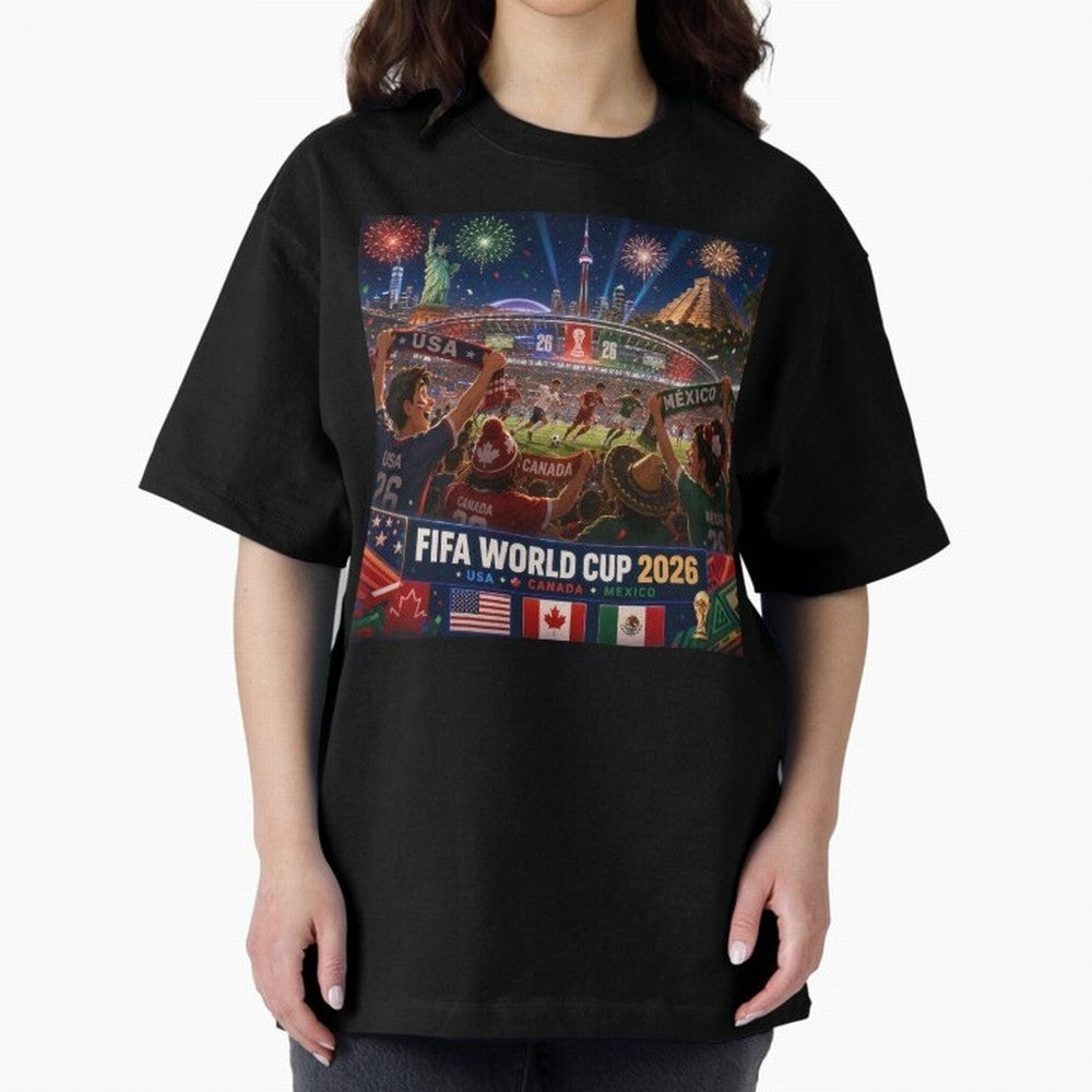 ? One Ball Three Nations 2026 #football 2026 Classic T-Shirt Carry the Dream of FIFA World Cup 2026 USA Canada Mexico for Fans of Cristiano Ronaldo, Haaland and CR7 and Argentina and Brazil, Bringing Retro Football Energy, Iconic Rivalries, Trophy