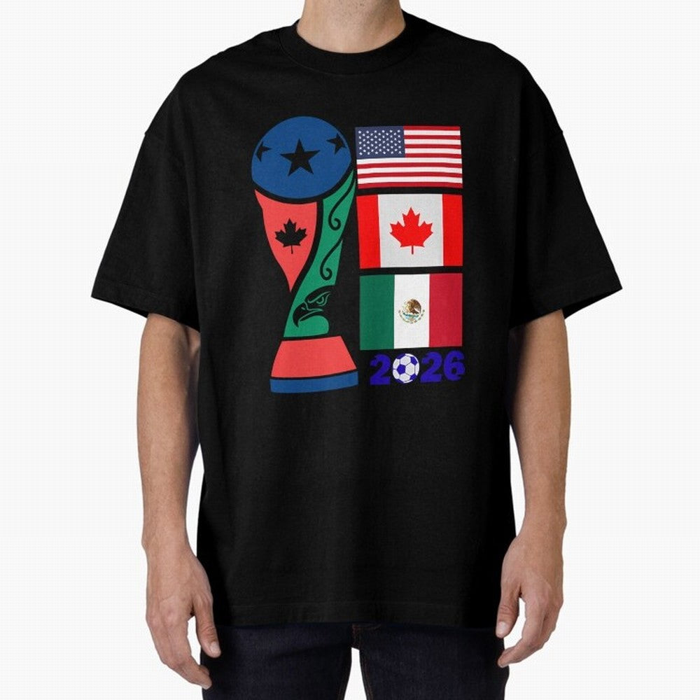 North America Football Unity 2026 Classic T-Shirt Celebrate Football Heritage in FIFA World Cup 2026 for Fans of Mbappe and Germany, Bringing Stadium Memories, Football Loyalty, International Chants and Championship Tradition; Made for Die Hard