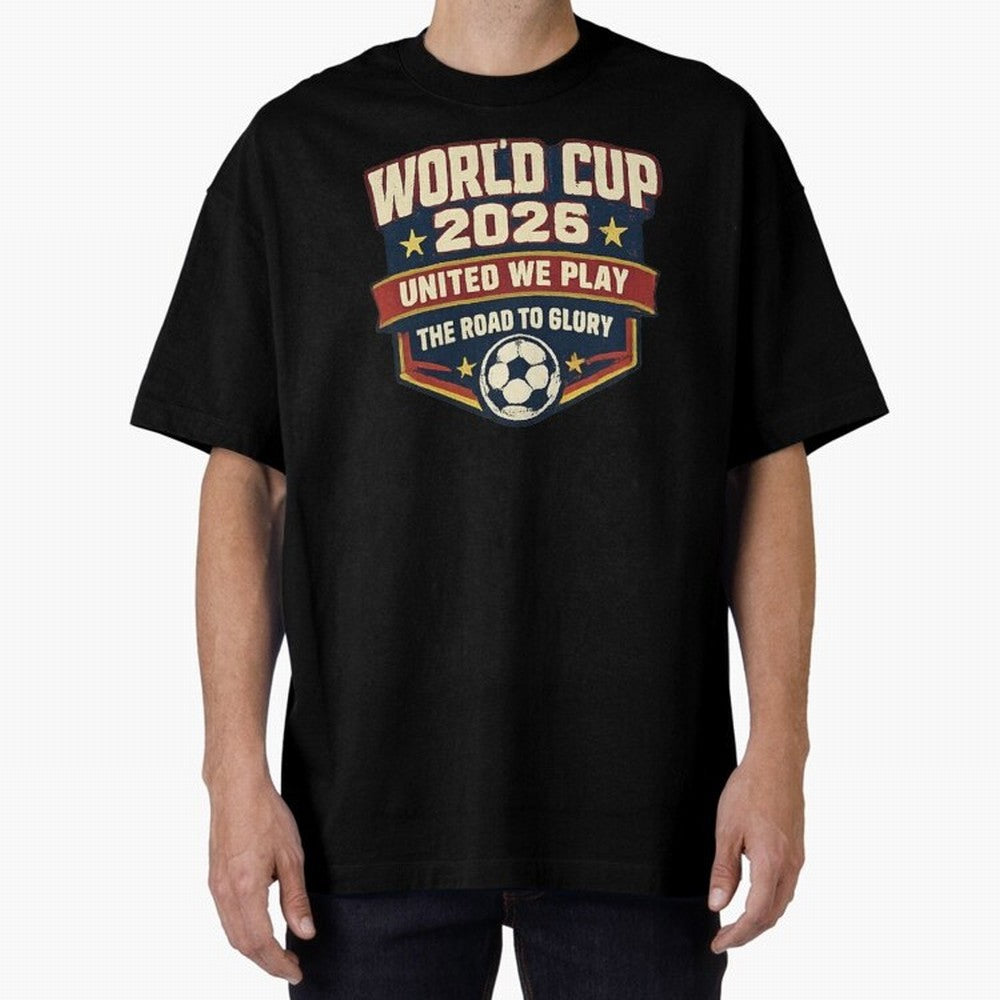 World Cup 2026 United We Play Vintage Soccer Football Fan Design Classic T-Shirt Bring FIFA World Cup 2026 for Fans of Neymar, Haaland and Cristiano Ronaldo and Argentina, Bringing Goal Celebration Energy, Supporter Heritage, Football Icons and