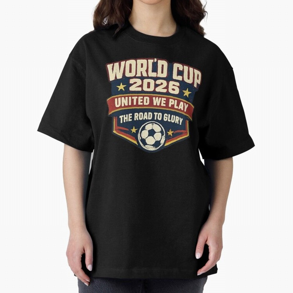World Cup 2026 United We Play Vintage Soccer Football Fan Design Classic T-Shirt Bring FIFA World Cup 2026 for Fans of Neymar, Haaland and Cristiano Ronaldo and Argentina, Bringing Goal Celebration Energy, Supporter Heritage, Football Icons and