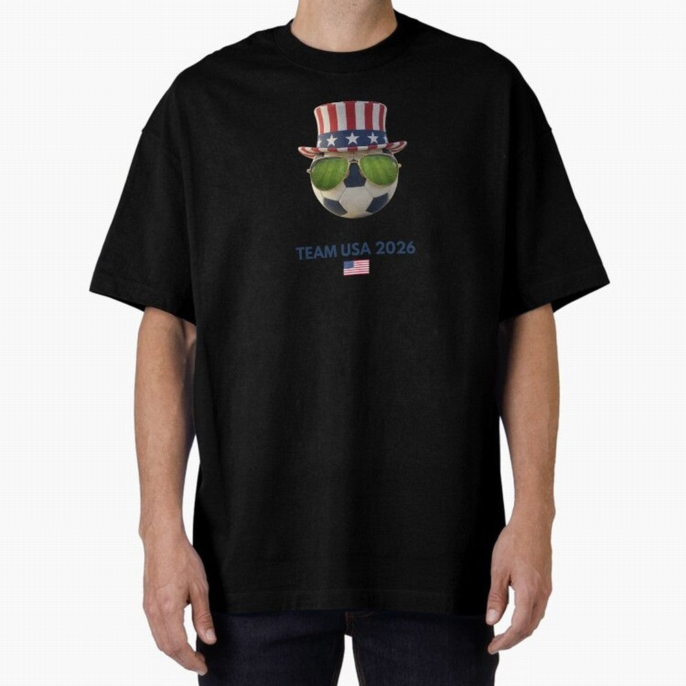 Soccer Fan Gear: Team USA 2026 Classic T-Shirt Keep the Legacy of FIFA World Cup 2026 USA Canada Mexico for Fans of Cristiano Ronaldo, Haaland and CR7 and Brazil, Portugal and Argentina, Bringing Match Day Excitement, Supporter Culture, Golden